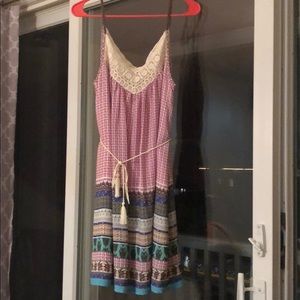 Unique gorg boho style mini dress!!💕never worn!
